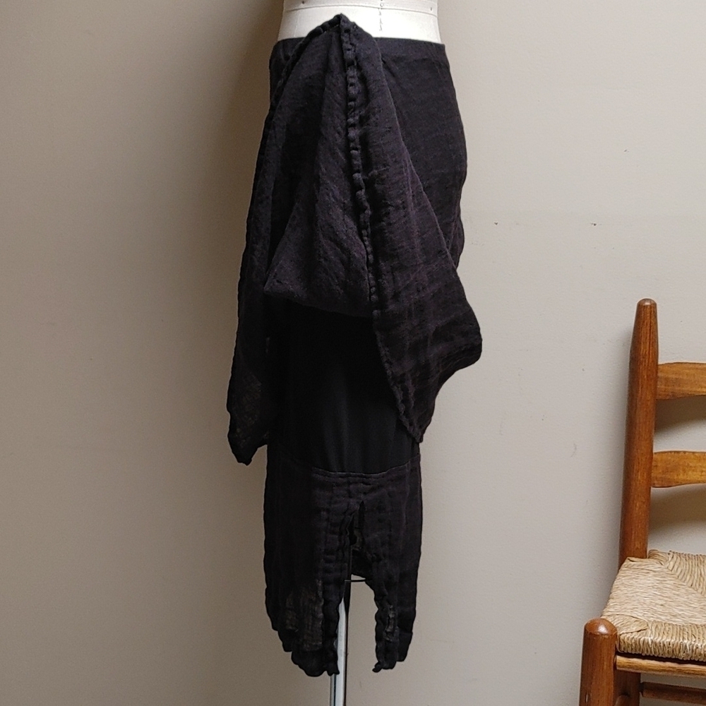 lili from Poland Black Gauze Layered Skirt S - Picture 5 of 16